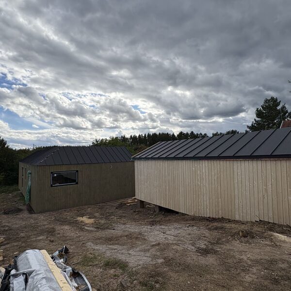 Statomas 50 m² karkasinis namas, Drąseikių k., Kauno rajone