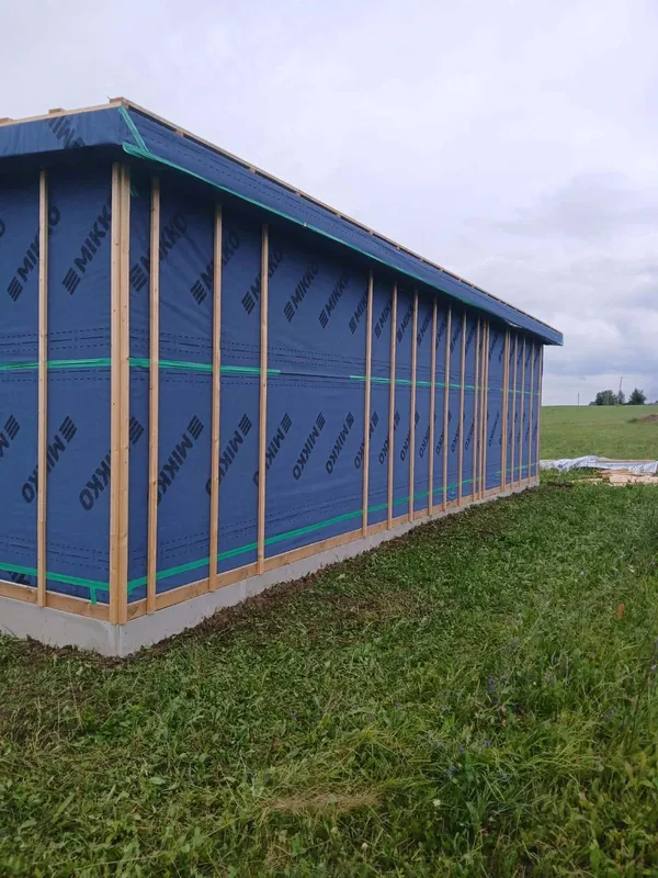 Naujai statomas 80 m2 namas prie ežero Aniškio k., Alytaus r.